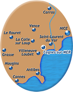 carte alpes maritimes